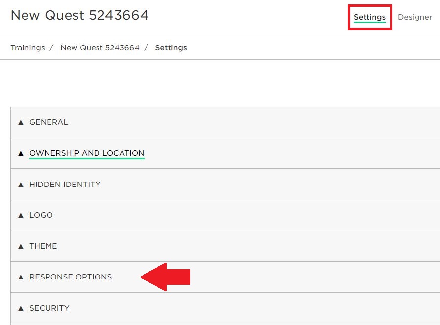 How can I allow an individual respondent to answer the quest multiple times?