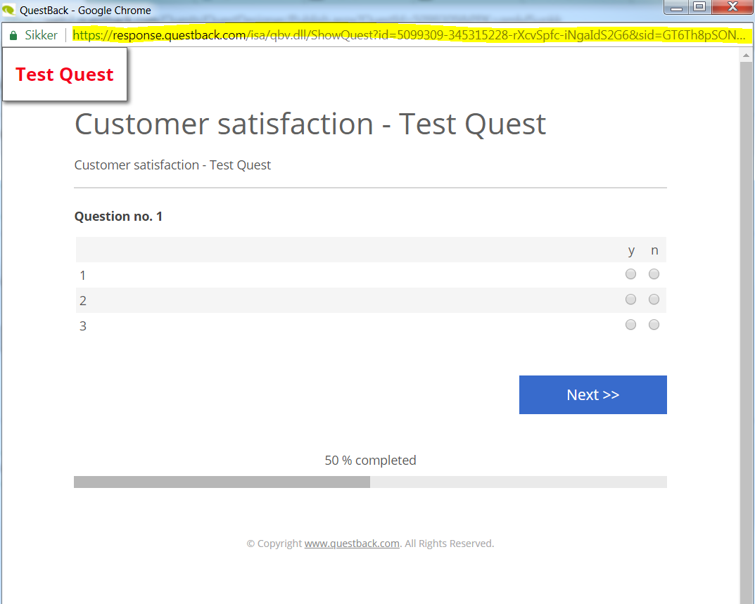Simply copy the URL in this new window and share with your colleagues