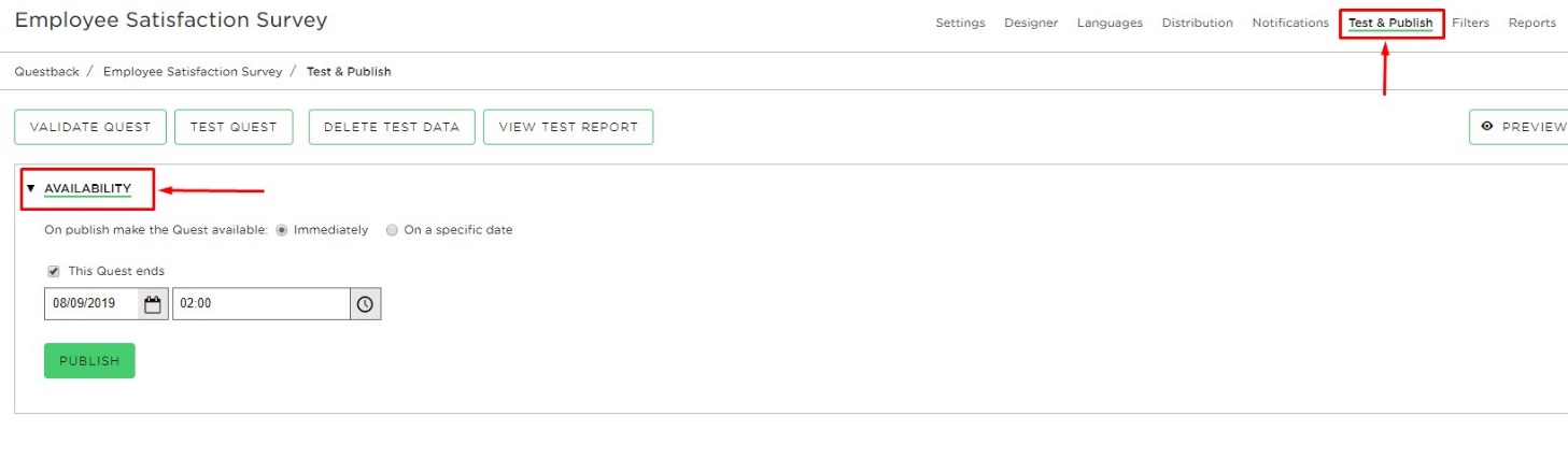 How to use Availability