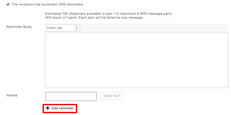 reminder text body