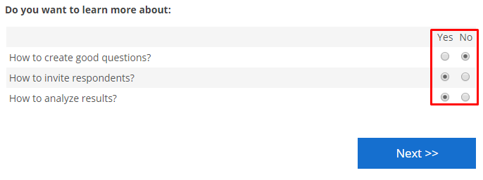 And so, by selecting only two of the offered courses