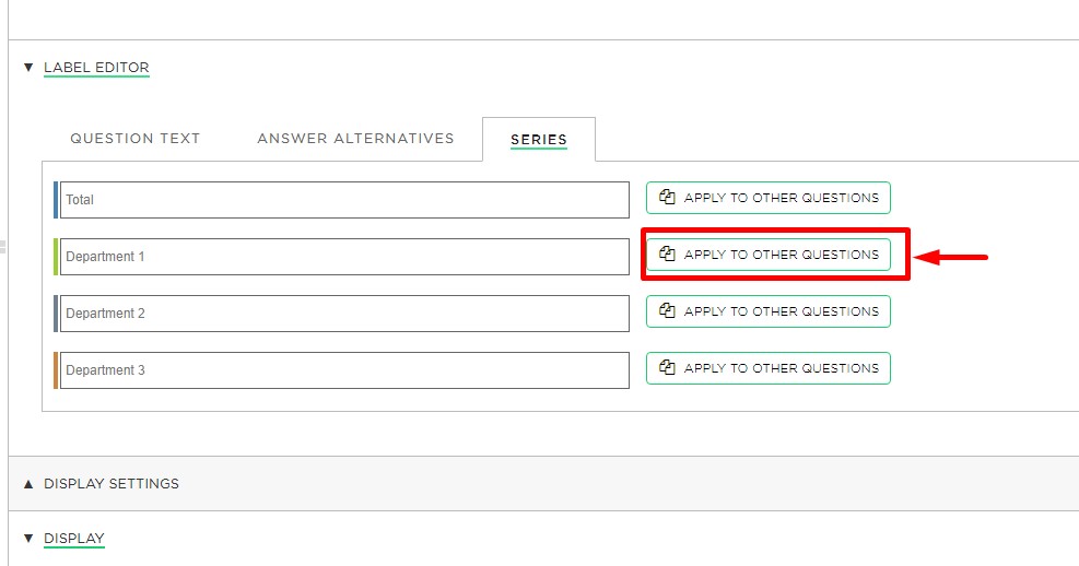 Apply to other questions button