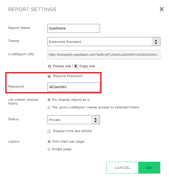 Require Password